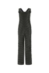 Prada Women Black Nylon Ski Jumpsuit In Black