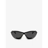 Prada Women's Nylon Sunglasses In Black