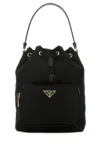 Prada Borsa A Secchiello Re-edition 1978 In Re-nylon Nero Donna