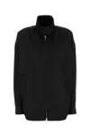 Prada Black Re-nylon Anorak In Cream