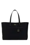 Prada Large Re-edition 1978 Shopping Bag With Front Pocket