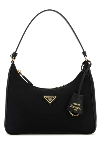 Prada Women Black Re-nylon Re-edition 2005 Handbag