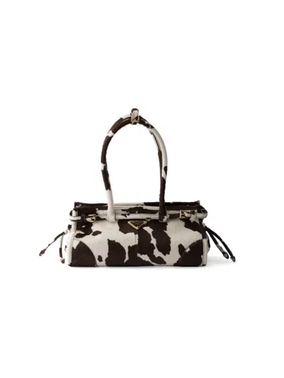 PRADA WOMEN'S BONNIE TOP HANDLE LEATHER HANDBAG
