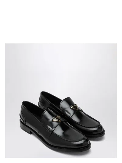 Prada Women's Brushed Leather Loafer