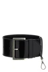 Prada Women Brushed Leather Sleeve In Black