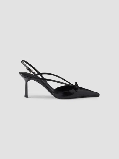 PRADA WOMEN'S BRUSHED LEATHER SLINGBACK PUMPS