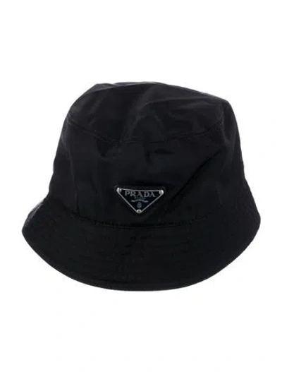Pre-owned Prada Women's Bucket Hat In Black