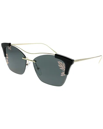 Prada Women's Butterfly 56mm Sunglasses In Gray