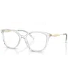 Prada Women's Butterfly Eyeglasses, Pr 02zv54-o In Crystal