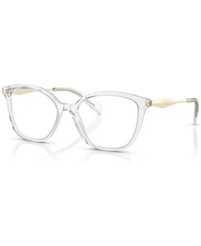 PRADA WOMEN'S BUTTERFLY EYEGLASSES, PR 02ZV54-O
