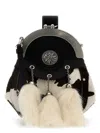 Prada Women Printed Calf Hair Clutch