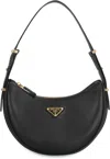 Prada Arquè Handbag In Black