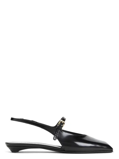 PRADA WOMEN'S CALF LEATHER MULES