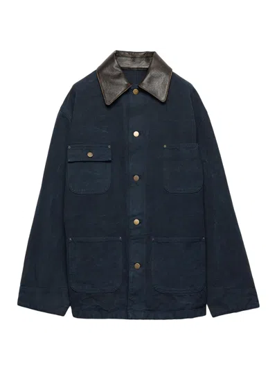PRADA WOMEN'S CANVAS BLOUSON JACKET