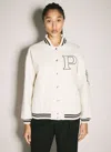 Prada Patch Bomber Jacket In Multicolor