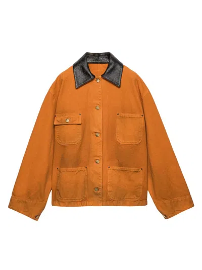 PRADA WOMEN'S CANVAS JACKET