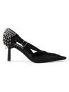 Prada Versatile Minimalist Stiletto Heels In Black