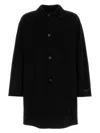 Prada Black Cashmere And Wool Coat