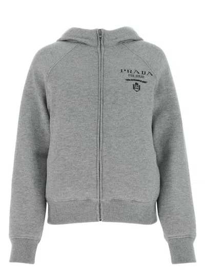 PRADA WOMEN'S CASHMERE BLEND DOWN JACKET