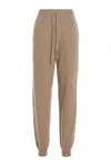 Prada Women Cashmere Blend Joggers In Cream