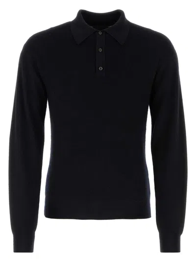 PRADA WOMEN'S CASHMERE BLEND POLO SHIRT