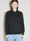 Prada Women Cashmere Polo Sweater In Black