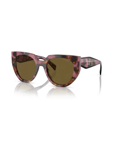 Prada Women's Cat Eye Sunglasses, Pr 14ws In Gray
