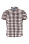 Prada Women Check Shirt In Gray