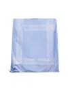 Prada Checked Cotton Mini Skirt In Blue