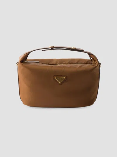 Prada Cherie Re-nylon Mini Bag In Purple