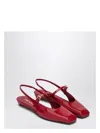 Prada Patent Leather Slingback Flats