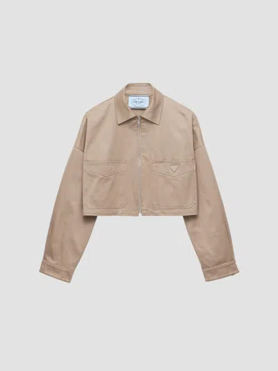 PRADA WOMEN'S CHINO BLOUSON JACKET