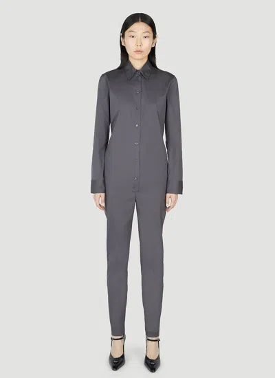 Prada Women Classic Collar Jumpsuit