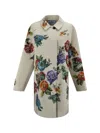 Prada Coat In Multicolor