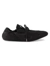 Prada Collapse Canvas Sneakers In Black
