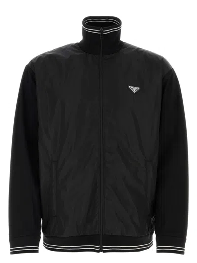 PRADA WOMEN'S COTTON AND NYLON JACKET