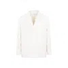 Prada Beige Double Breast Cotton Jacket In Nude & Neutrals