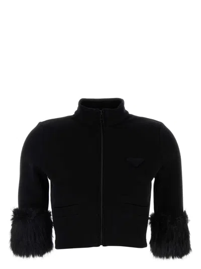 PRADA WOMEN'S COTTON BLEND JACKET