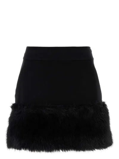 Prada Women's Cotton Blend Mini Skirt