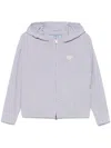 Prada Striped Poplin Blouson Jacket In Multicolor