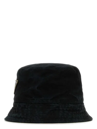 PRADA WOMEN'S COTTON BUCKET HAT