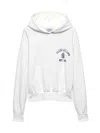 Prada Logo-embroidered Cotton Sweatshirt In White