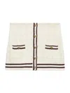 Prada Cotton Miniskirt In White
