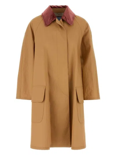 PRADA WOMEN'S COTTON OVERCOAT