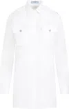 Prada White Cotton Shirt In White