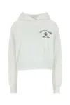 Prada Logo-embroidered Cotton Sweatshirt In White