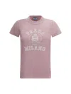 Prada Cotton T-shirt Women In Pink