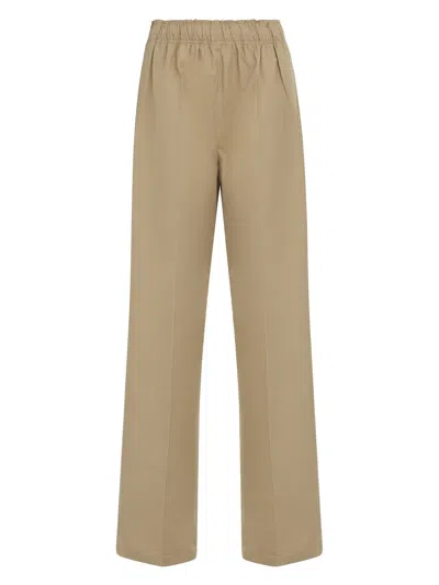 PRADA WOMEN'S COTTON TROUSERS