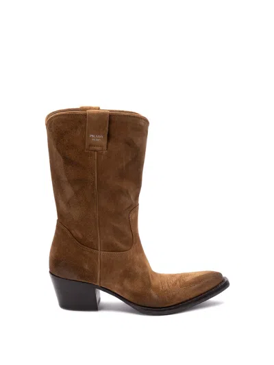 Prada Women `cowboy` Boots