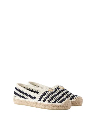 PRADA WOMEN'S CROCHET ESPADRILLES